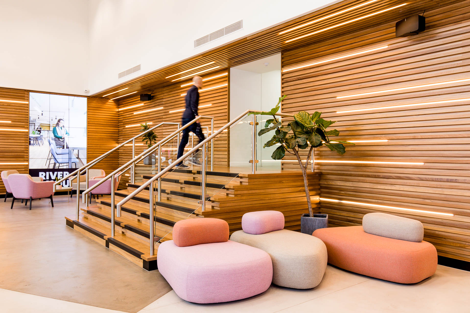 commercial photo of office lobby